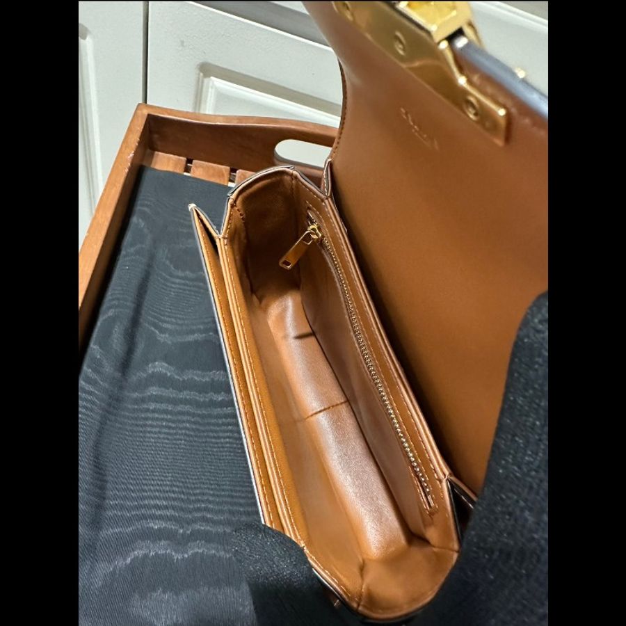Celine Teen Triomphe bag 凱旋門 老花豆腐包-10