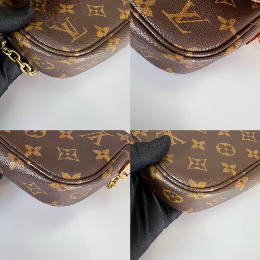 LV M81911/晶片款 老花IVY 金鍊包-14