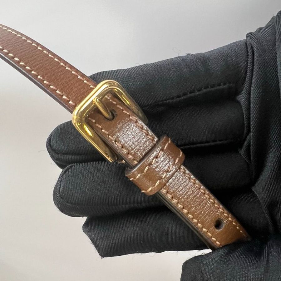 GUCCI 699296 棕1955馬銜釦相機包-7