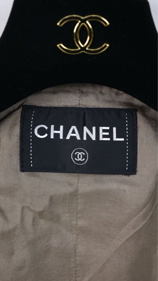 Chanel 16年罗马系列棕色格纹粗花呢四口袋上衣外套-11