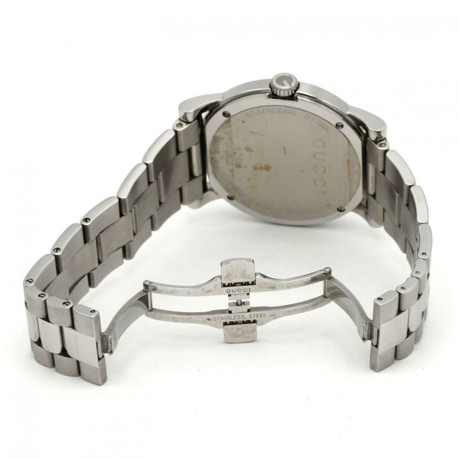 Gucci G-Round 101M YA101306 不鏽鋼石英錶-5