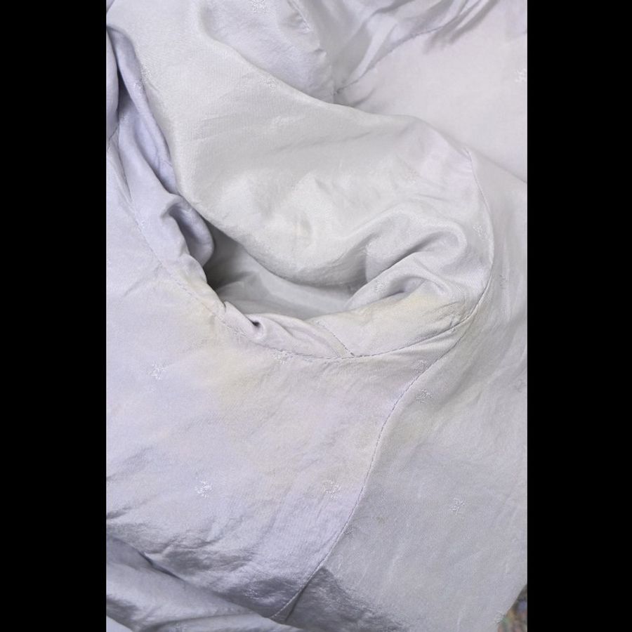 Chanel 94年秀款紫色千鸟格电话线滚边上衣外套半裙套装-16