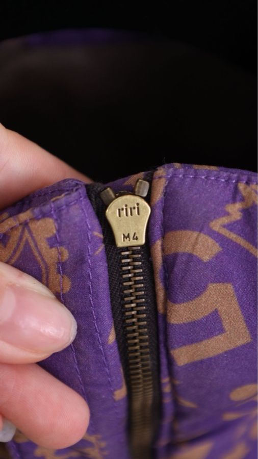 Chanel 14年达拉斯系列紫色拼皮棉服马甲-12