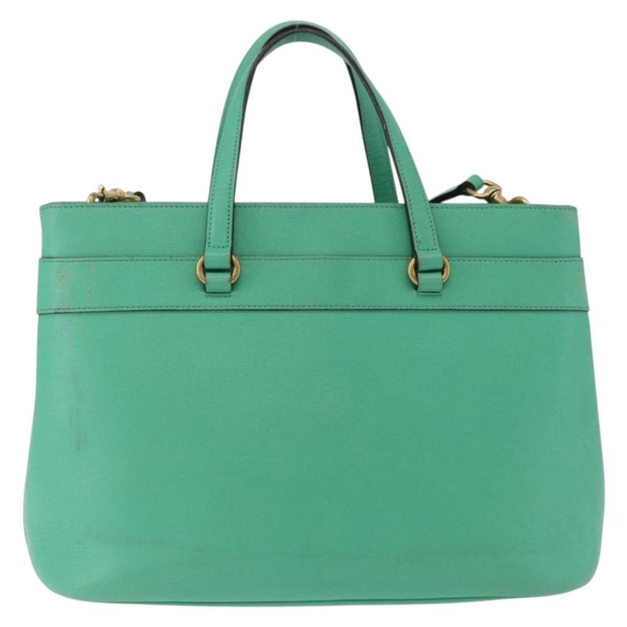 【日本直送】GUCCI 手提包 皮革 兩用 綠色 金色 319795 正品 192124V-1