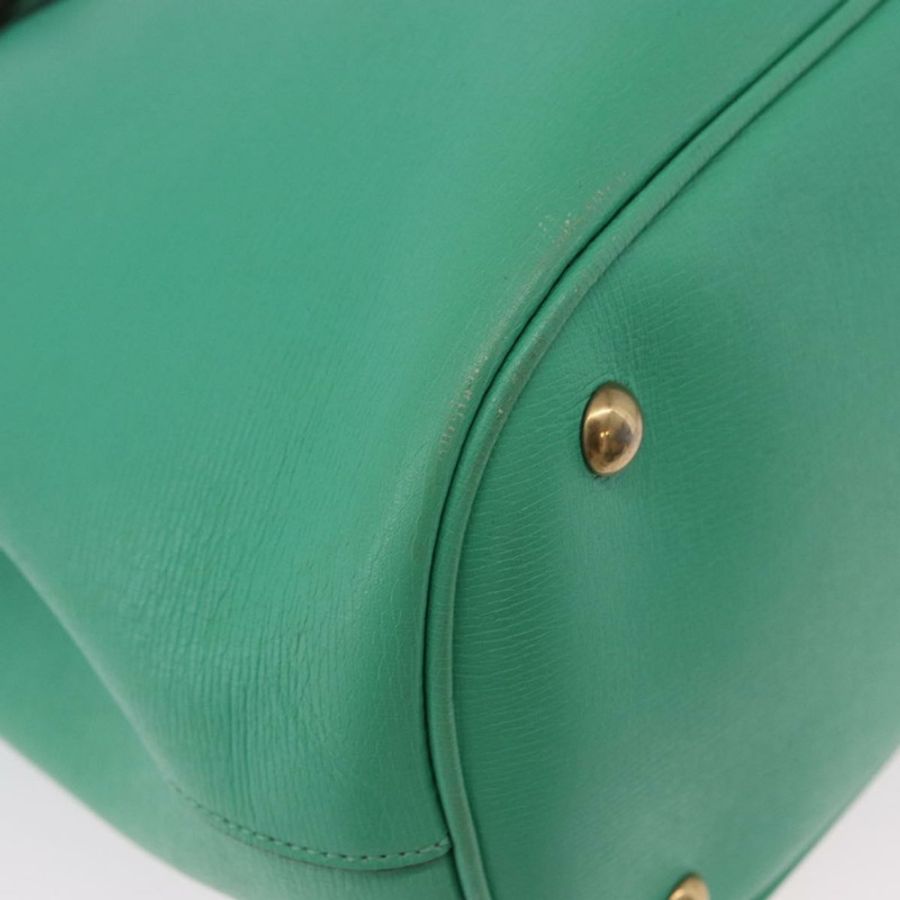 【日本直送】GUCCI 手提包 皮革 兩用 綠色 金色 319795 正品 192124V-9