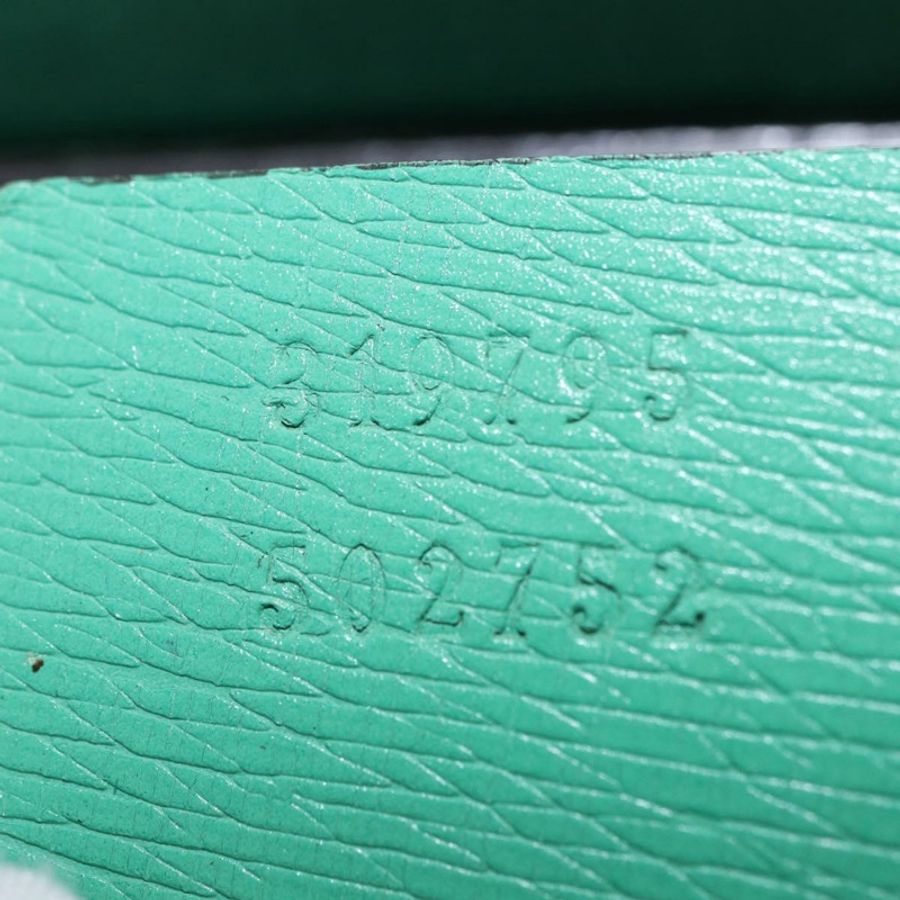 【日本直送】GUCCI 手提包 皮革 兩用 綠色 金色 319795 正品 192124V-11