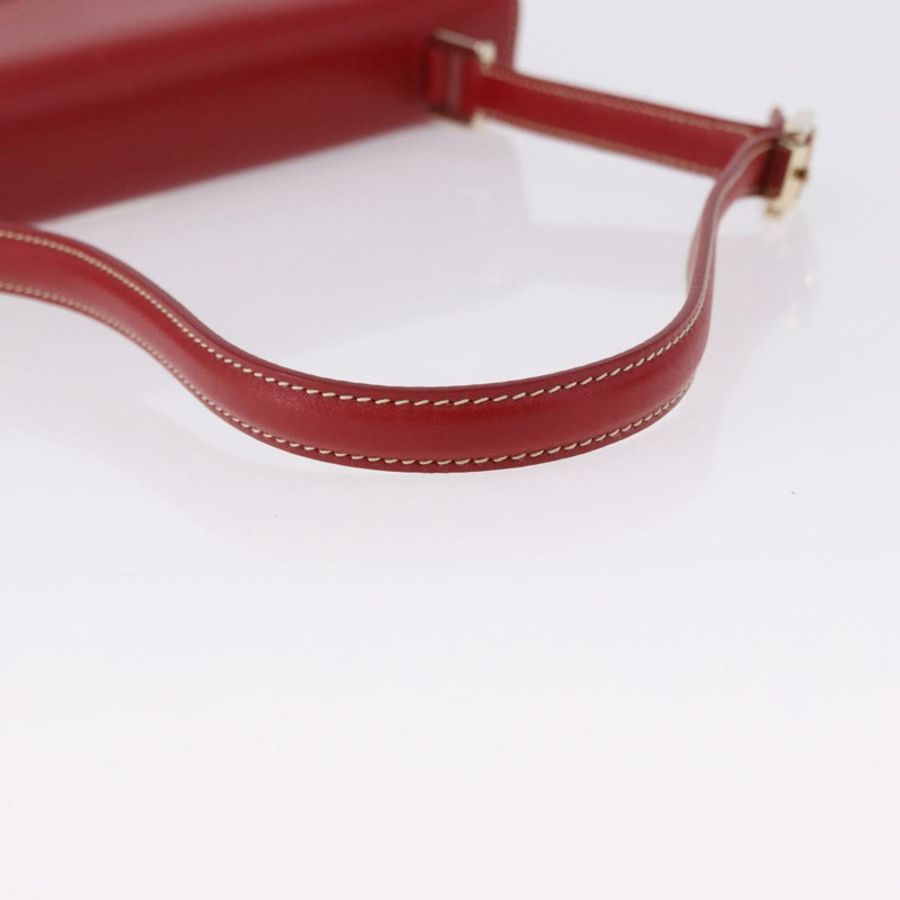 【日本直送】GUCCI Ready Lock 單肩包 皮革 紅色 金色 001 4214 Auth 192221V-7