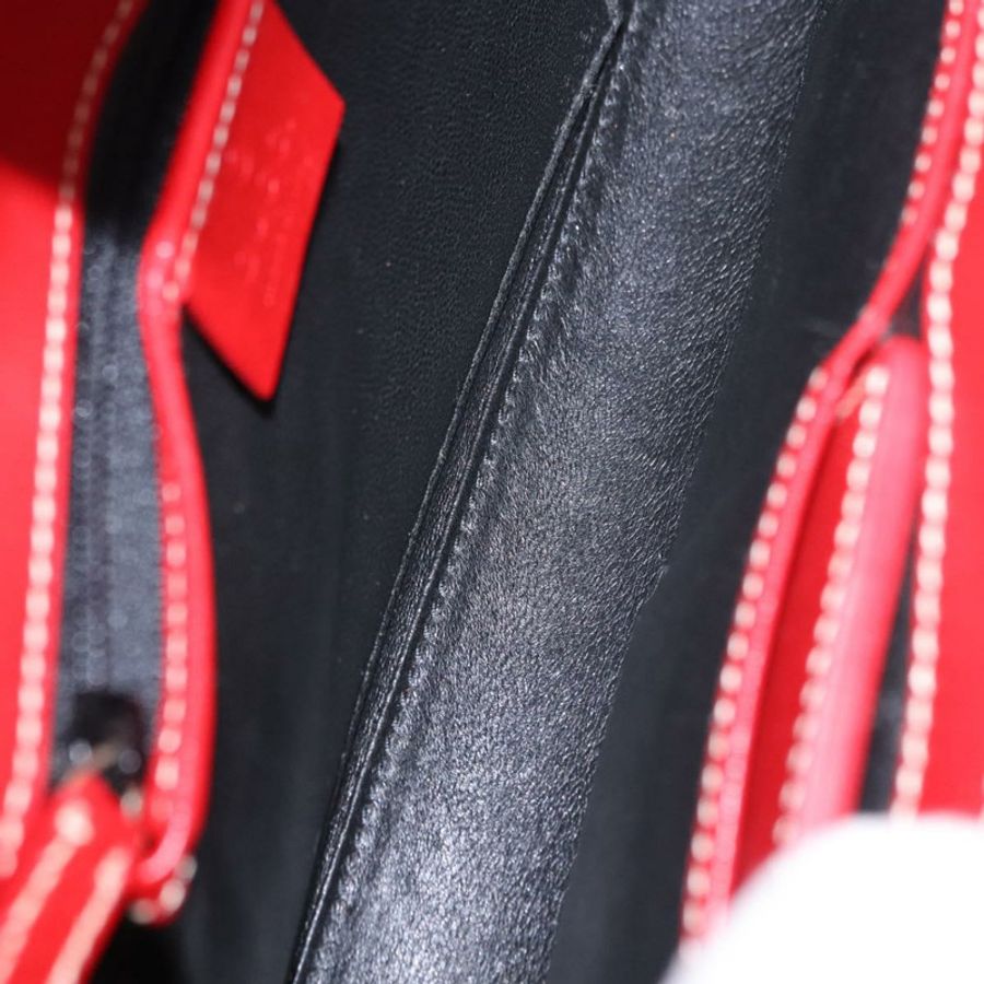 【日本直送】GUCCI Ready Lock 單肩包 皮革 紅色 金色 001 4214 Auth 192221V-8