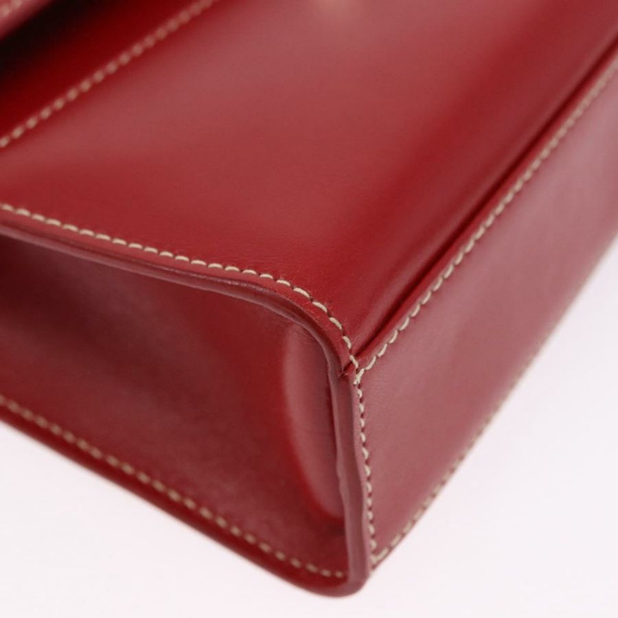 【日本直送】GUCCI Ready Lock 單肩包 皮革 紅色 金色 001 4214 Auth 192221V-14
