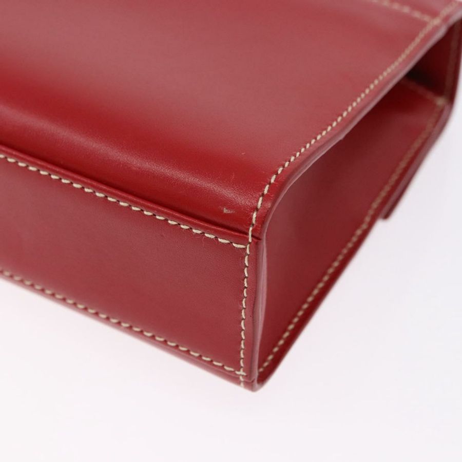 【日本直送】GUCCI Ready Lock 單肩包 皮革 紅色 金色 001 4214 Auth 192221V-17