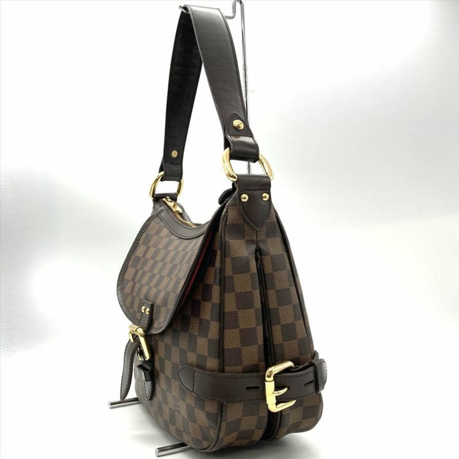 Louis Vuitton Highbury 單肩包,Damier Ebene,N51200,棕色配金色五金,DU5017,男/女。-1