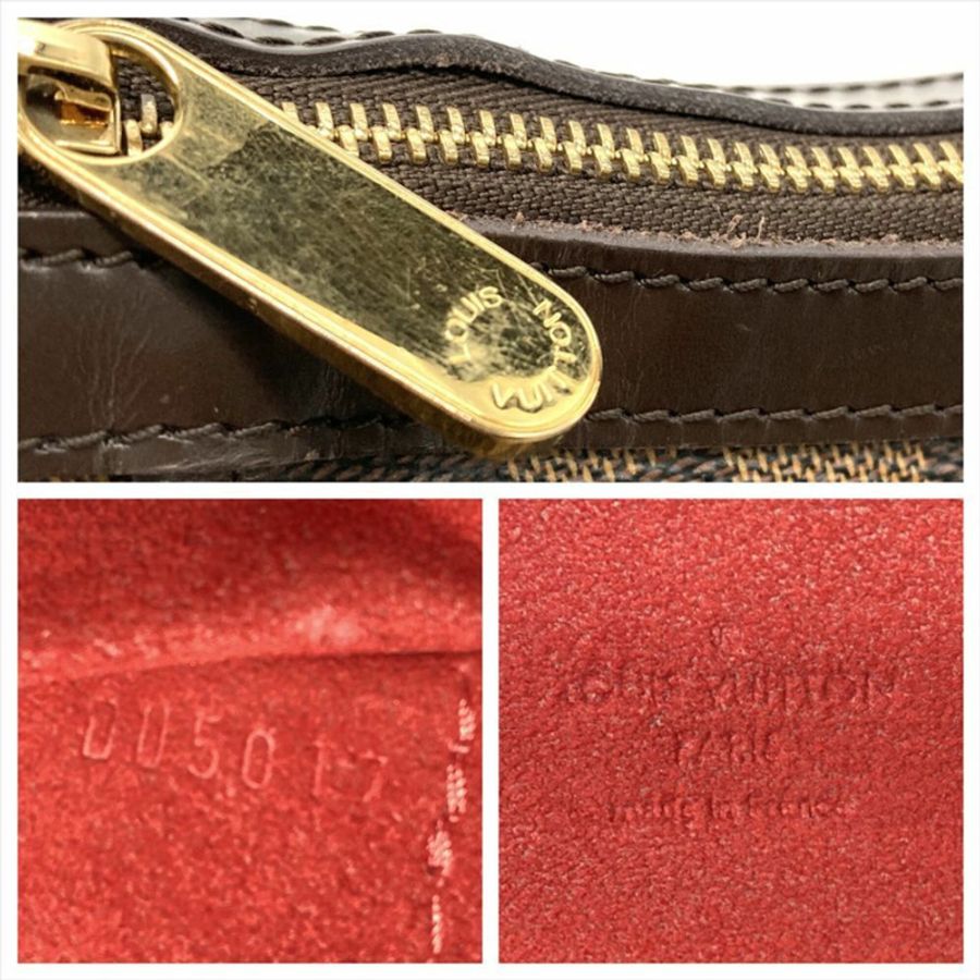 Louis Vuitton Highbury 單肩包,Damier Ebene,N51200,棕色配金色五金,DU5017,男/女。-7