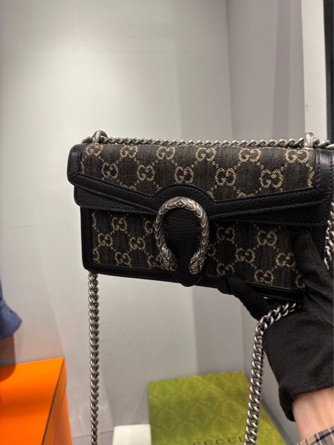 Gucci Dionysus 酒神包 小號 滿版黑牛仔|Classic Trend CT精品|台北東區實體-3