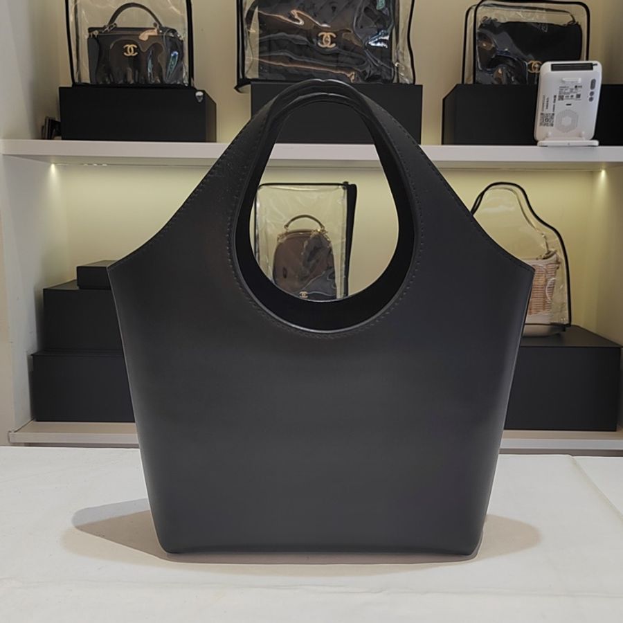 Balenciaga 巴黎世家Mary Kate白色浮雕Logo菜篮子小号-1