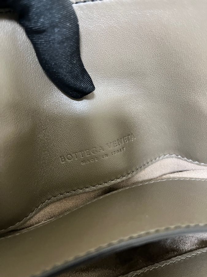 Bottega Venet BV 寶緹嘉 葆蝶家 大象灰撞色牛皮編織背帶手提包 肩背包 斜背包 斜挎包 兩用包 凱莉包 Piazza-6