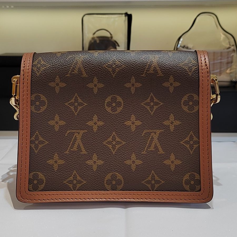 LV路易威登老花达芙妮带铜牌 小号 芯片款-1