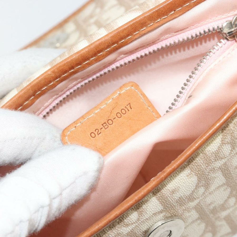 【日本直送】Christian Dior Trotter Romantic 鏈條單肩包 米色 銀色 正品 191723A-11