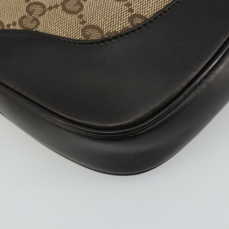 【日本直送】GUCCI GG帆布Jackie Webb Sherry系列手提包 米色 銀色 001 3306 正品 192743V-16