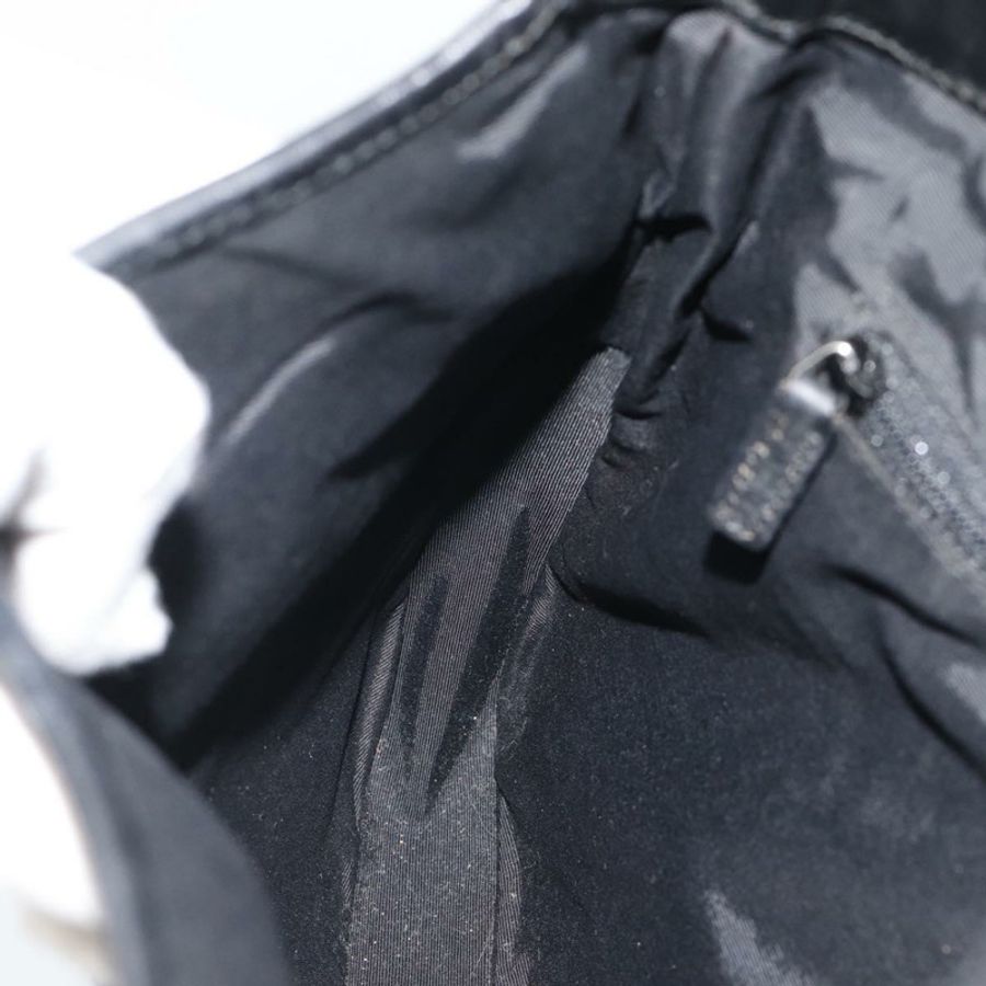 【日本直送】GUCCI GG帆布Jackie肩包 黑色 銀色 00963 正品 191078V-18