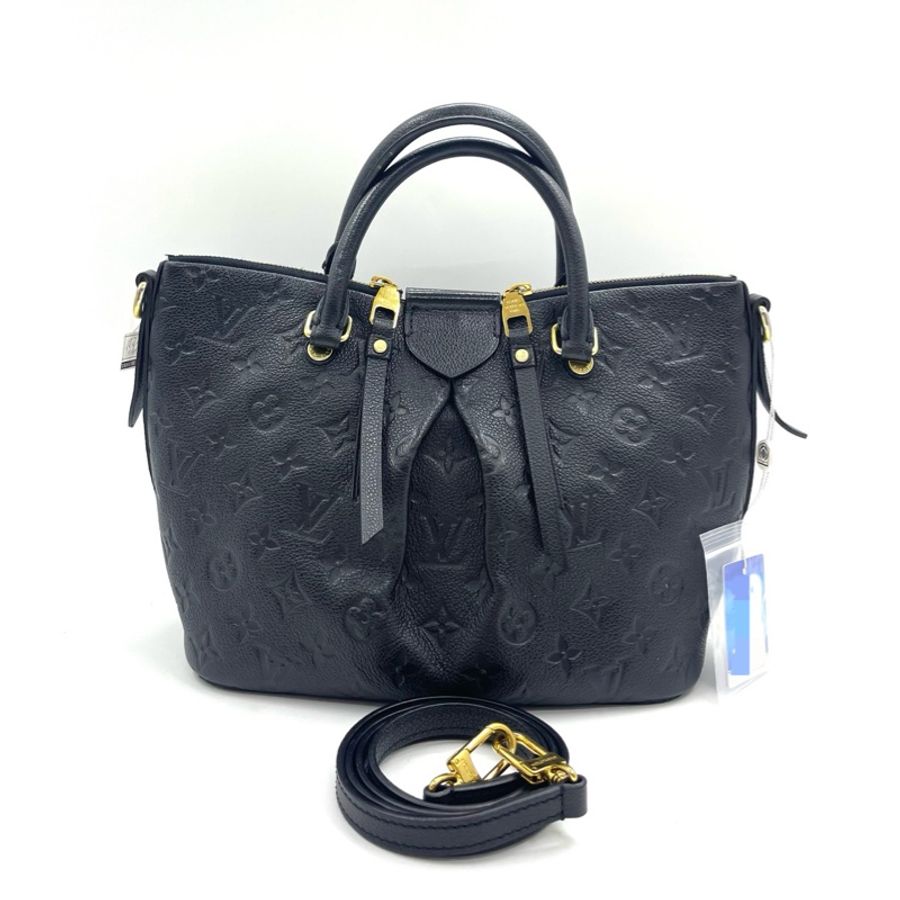 LV/路易威登 Mazarine系列 全皮黑色新款餃子包 手提包 拉鍊吸口開合 肩帶可以拆-0