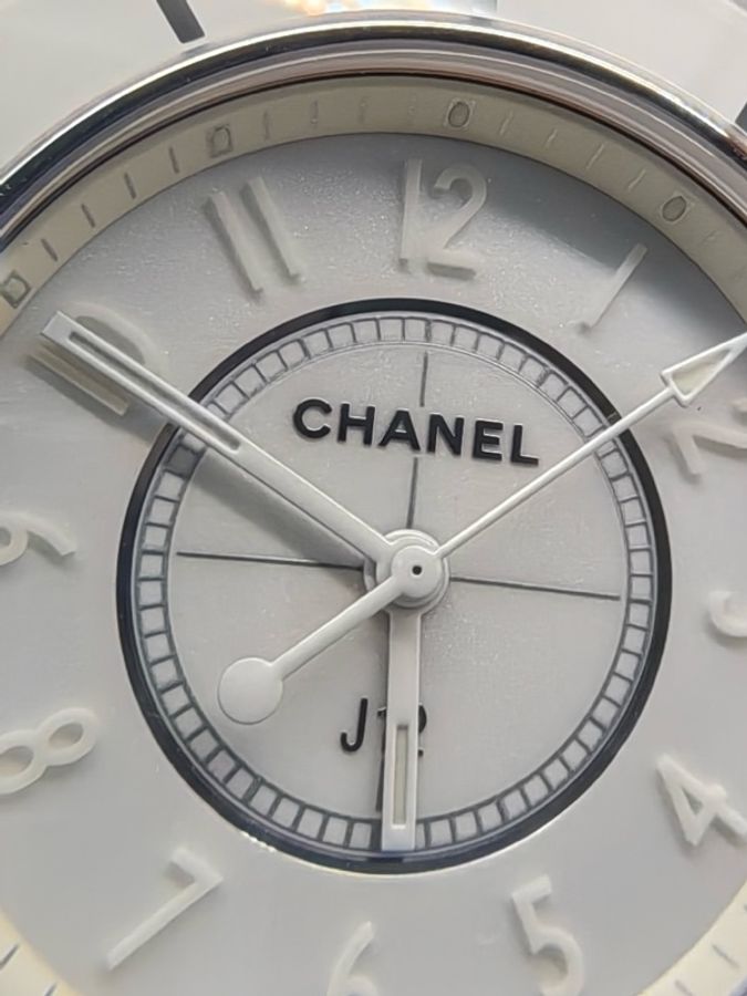 CHANEL香奈兒 J12系列H3442 白色陶瓷石英表 表徑33mm 有盒子2023保卡-8