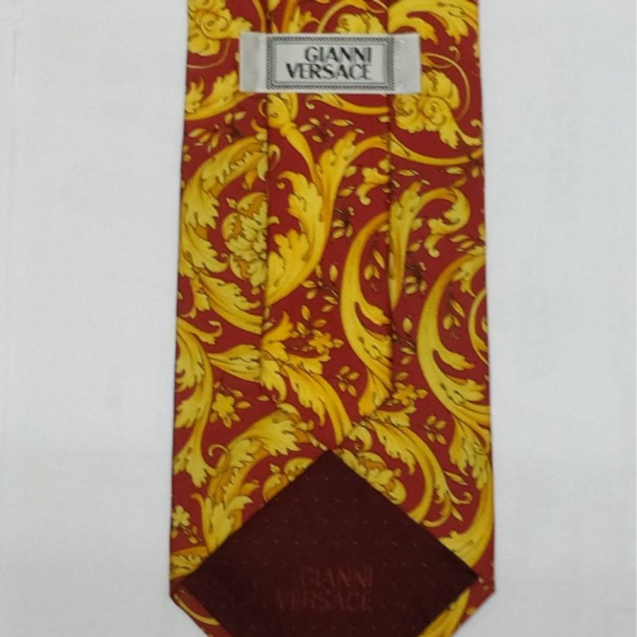 Gianni Versace 近全新 100%蠶絲 義大利製領帶-3
