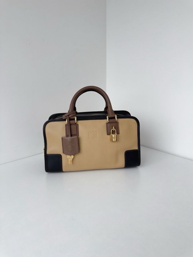 ✨Loewe羅意威|Amazona亞馬遜波士頓手提吐司包|小號|98新-1
