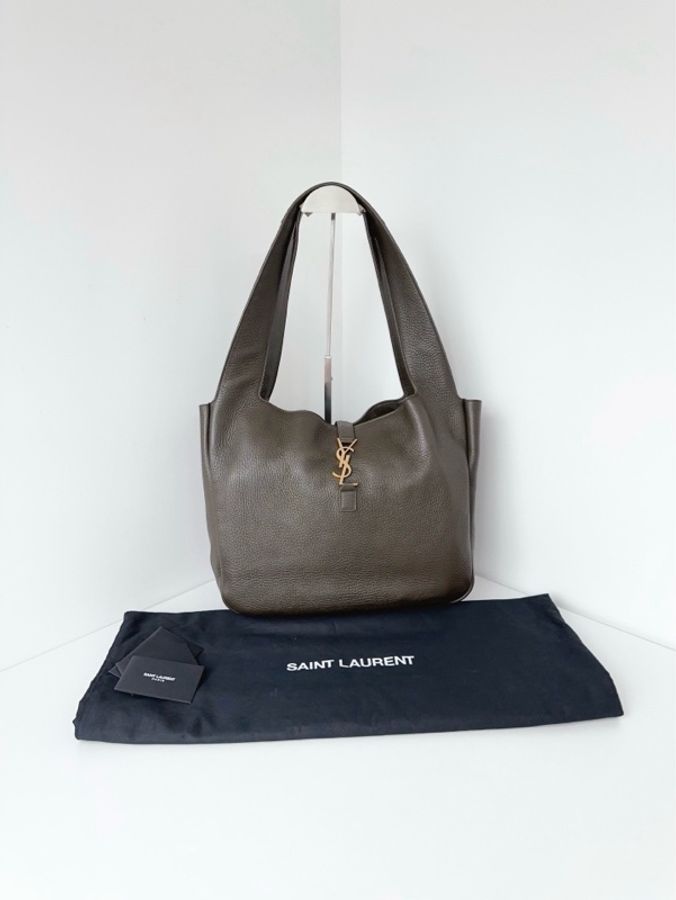 ✨YSL|BEA系列 麝香色金扣 托特包|大號|98新2023年-5
