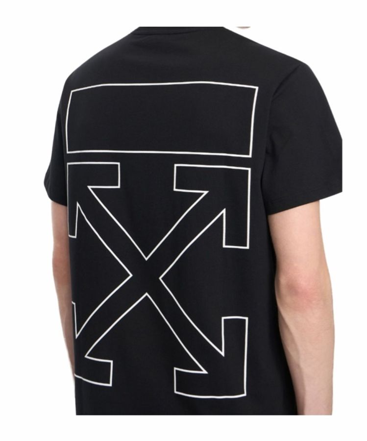 Off-White 男士 修身廓形簽名短袖T恤M L XL XXL碼-4
