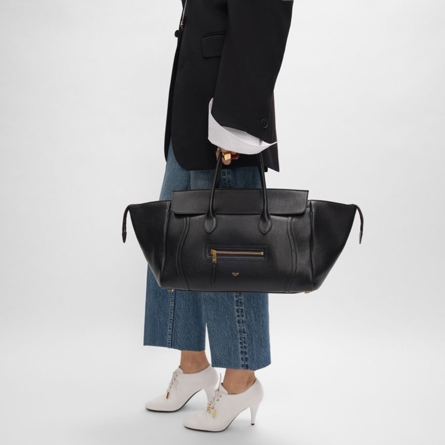 Celine 女士 LUGGAGE 中號徽標單肩包均碼碼36cm*16cm*22cm-4