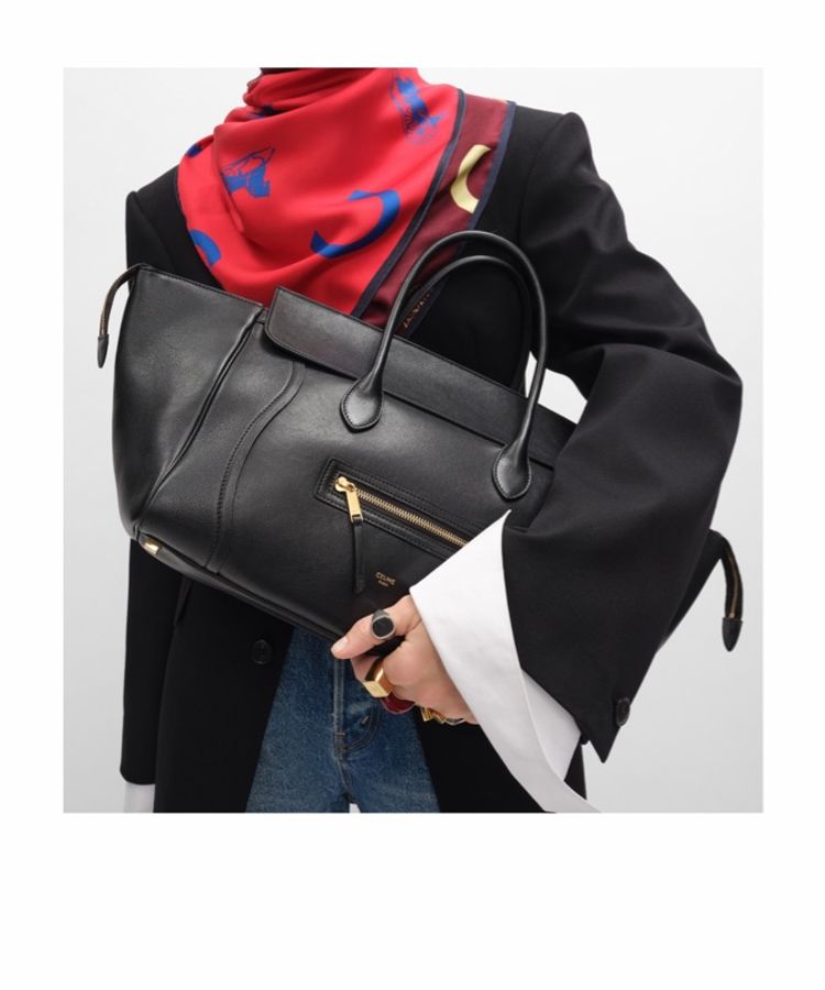 Celine 女士 LUGGAGE 中號徽標單肩包均碼碼36cm*16cm*22cm-5