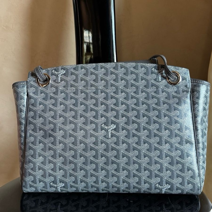 高雅德/Goyard 戈雅ROUETTE 灰色肩背包-3