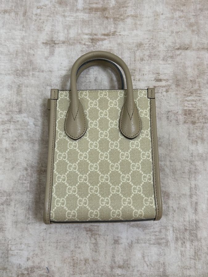 全套 台灣購證 二手便宜賣 Gucci 琴譜包 燕麥色 只賣一天😅-1