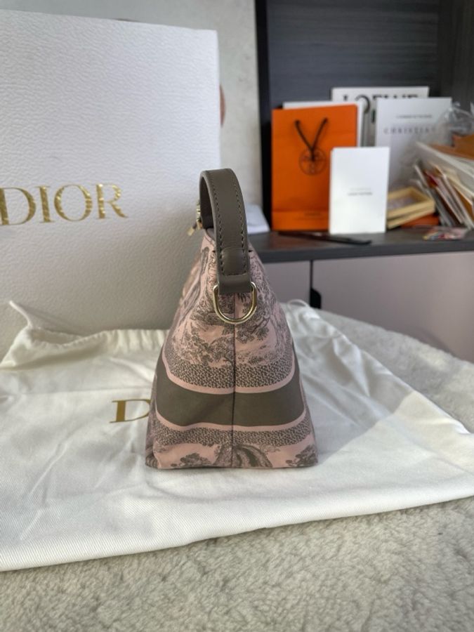 Dior 迪奧動物園系列粉色飯盒合 尺寸22*13 配塵袋-3
