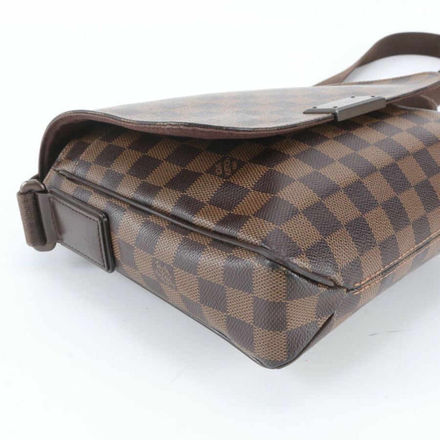 路易威登 Damier District PM N41213 男士真皮單肩斜背包-5
