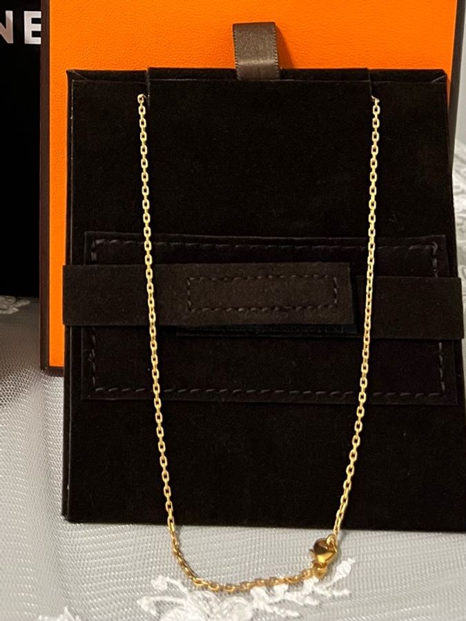 HERMÈS 愛馬仕 Mini Pop H 黑色×玫瑰金項鍊|Noir×Rose Gold|全新全配|台灣專櫃正品-19