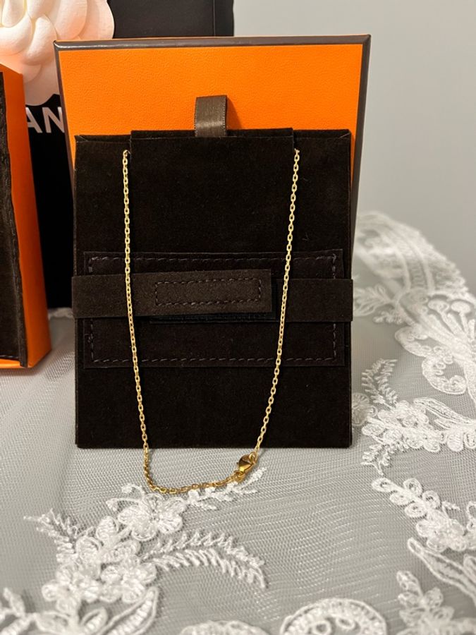 HERMÈS 愛馬仕 Mini Pop H 黑色×玫瑰金項鍊|Noir×Rose Gold|全新全配|台灣專櫃正品-24