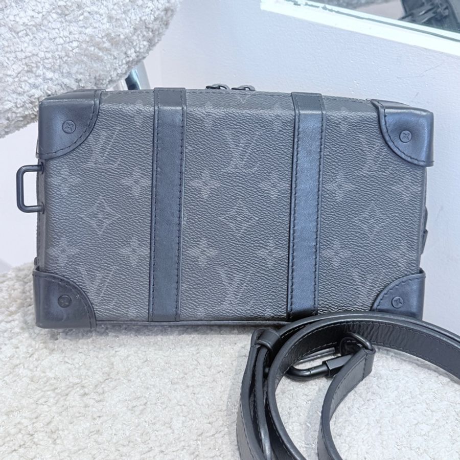 Louis Vuitton 路易威登 soft trunk wallet黑武士盒子包 芯片款 斜挎包 男女同款-9