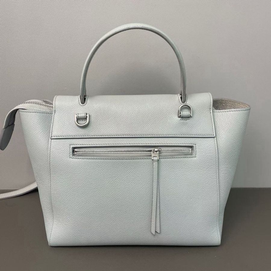 【威選精品|Celine Belt Bag 鯰魚包 藍色荔枝紋皮革】-3
