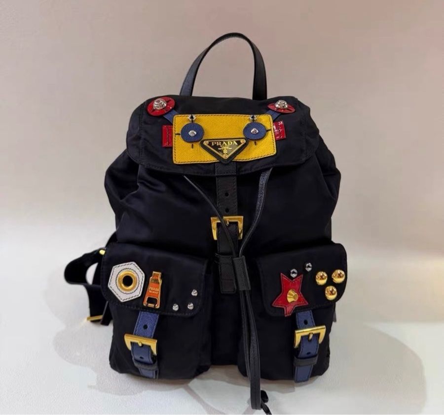 【威選精品|Prada 機器人降落傘後背包】-5