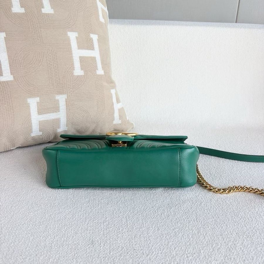 【威選精品|Gucci GG Marmont 26 鏈條包】-7