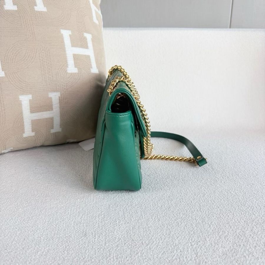 【威選精品|Gucci GG Marmont 26 鏈條包】-8