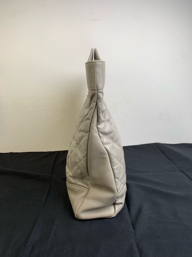 香奈兒 Chanel 31bag 大象灰油蠟皮大號 經典菱格紋 手提單肩包 28開 尺寸 39×17×40-4