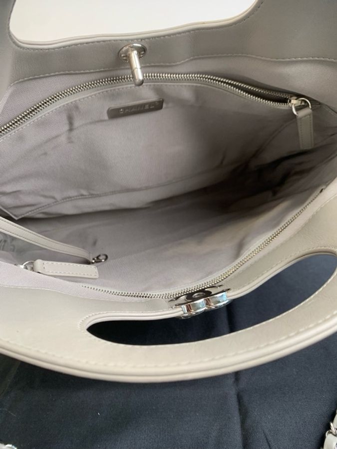 香奈兒 Chanel 31bag 大象灰油蠟皮大號 經典菱格紋 手提單肩包 28開 尺寸 39×17×40-9