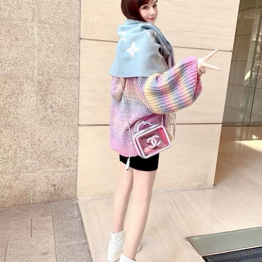 【威選精品|CHANEL 炫彩 PVC 銀扣 透明相機包】-0