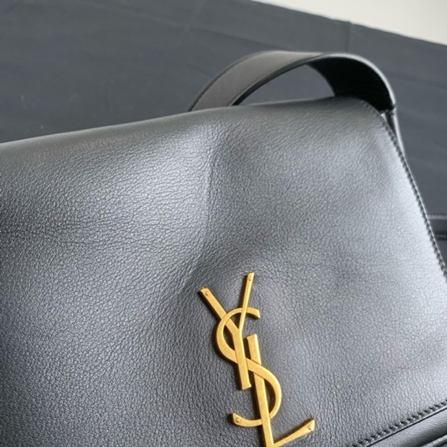 聖羅蘭/YSL Niki Besace 單肩斜挎包 黑金logo 容量適中 逛街通勤都很實用 牛皮 尺寸21.5x8x16 25年7🈷️票-10