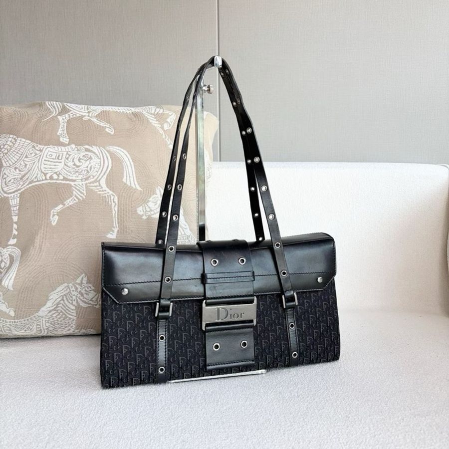 【威選精品|Dior 黑色老花 Punk 盒子包】-2