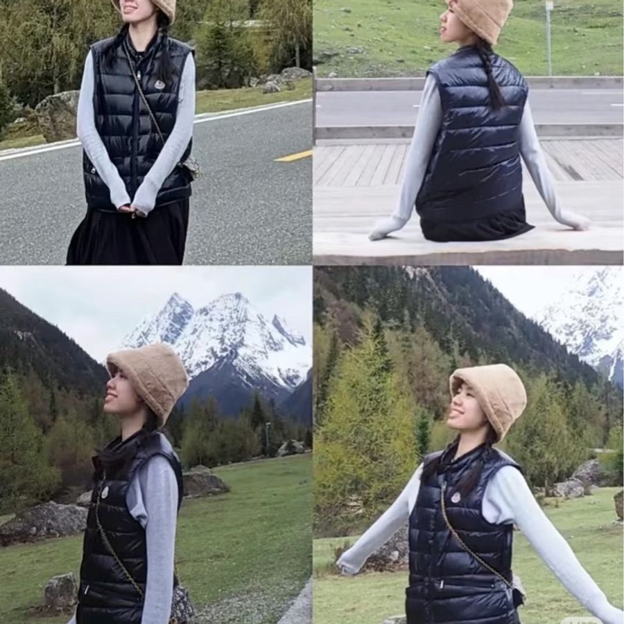 MONCLER GUI GILET GUI VEST 黑色 輕羽絨 羽絨背心 防風背心-1