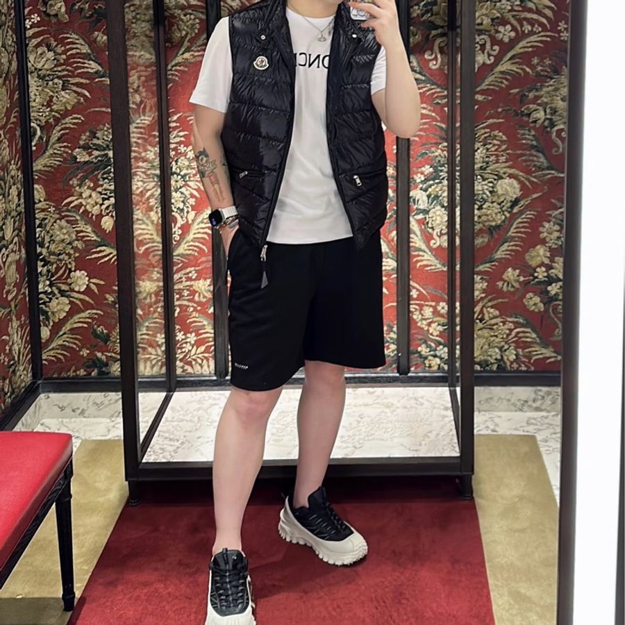 MONCLER GUI GILET GUI VEST 黑色 輕羽絨 羽絨背心 防風背心-12