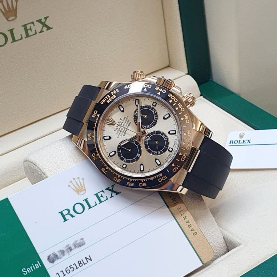 【大眾名錶】ROLEX勞力士 116518LN Daytona 2018/03 超熱門款 余文樂金面 大眾名錶B1469-4